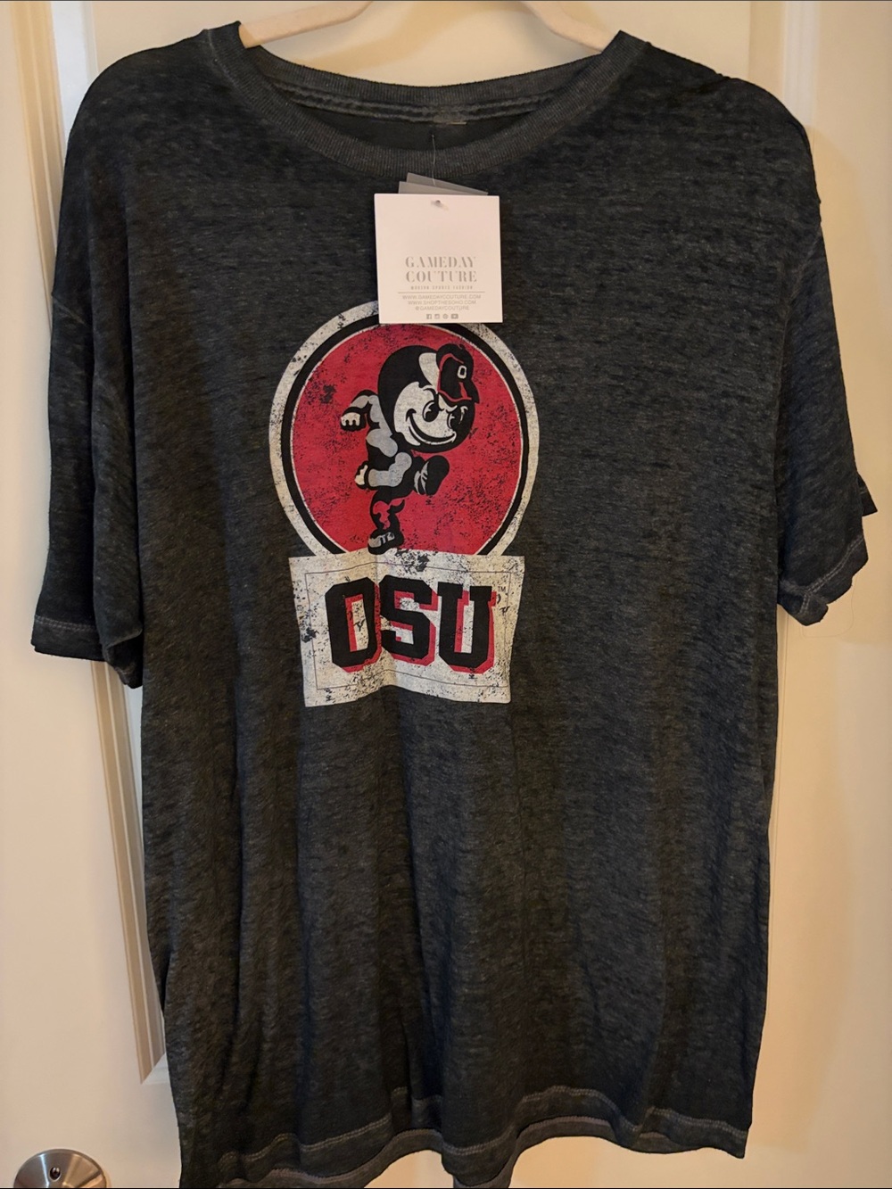 OSU Gray Short-Sleeve Women’s Shirt